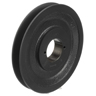 Transmission Pulley; 1 Groove; 6.45" Outside Diameter; Bushed; H Bushing Series; 4L | A | 5L | B Belt Series