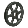 Transmission Pulley; 1 Groove; 8-3/4" Outside Diameter; Bushed; H Bushing Series; 4L | A | 5L | B Belt Series