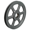 Transmission Pulley; 1 Grooves; 9-1/4" Outside Diameter; Bushed; H Bushing Series; 4L | A | 5L | B Belt Series