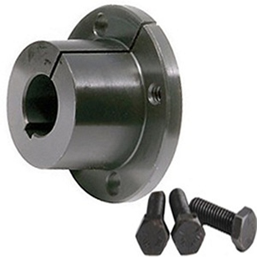 11/16" Bore; 1-5/8" Outside Diameter; 1-1/4" Length Thru Bore; H Bushing Series; Keyway; Split Taper Bushing
