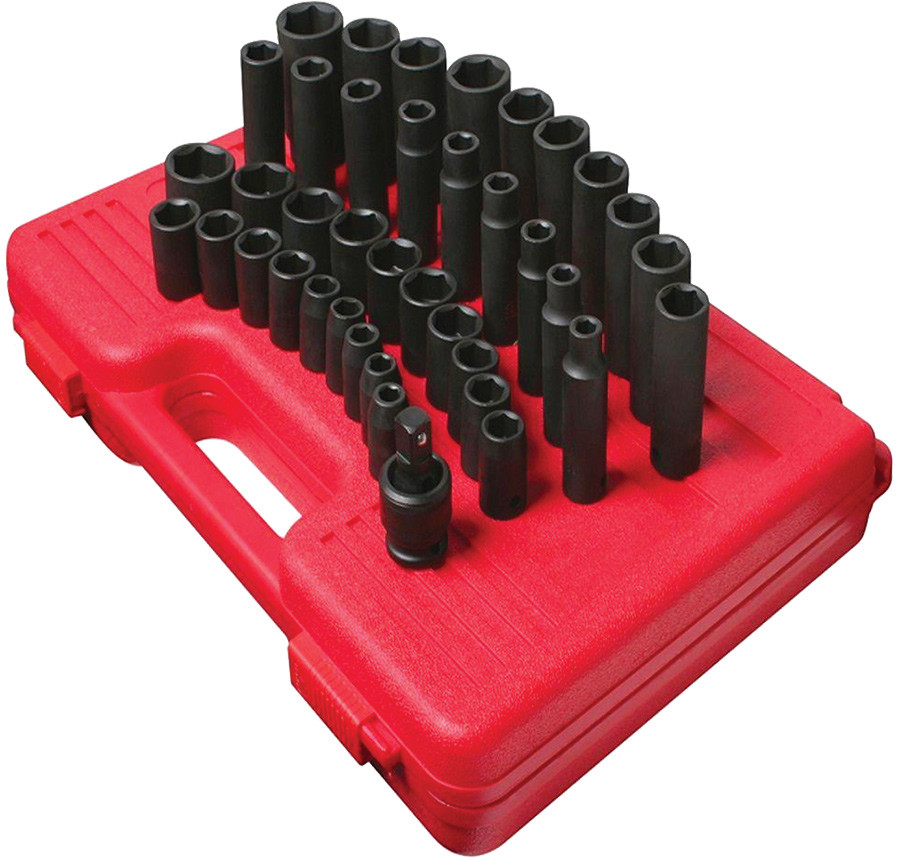 PG148 - 39-PC 1/2" DR. SAE MASTER IMPACT SOCKET SET
