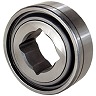 Ball Bearing; Single Row; 1.125" ID X 80MM OD X 21MM Outer WD X 36.53MM Inner WD; 2 Seals; Square Bore; Wide Inner Ring