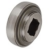 Ball Bearing; Single Row; 1-1/4" Square ID X 3.3456" OD X 1.438" Outer WD X 1.188" Inner WD; Tri- Ply Seal Series Regreasable Type