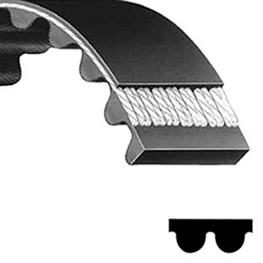 Synchronous Belt; 14MM Pitch; 2450MM Pitch Length; 55MM Belt Width; Standard HTD Tooth Profile; 14M; Fiberglass Tensile Material; Rubber Outer Material