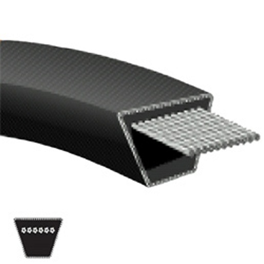 "B" series v-belt, 72" inside measurement.