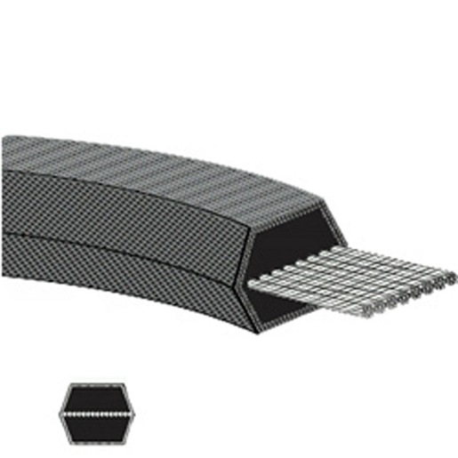 Double sided; "BB" series belt, 140" inside measurement