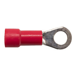 22-18 AWG #8 Vinyl Ring Connectors