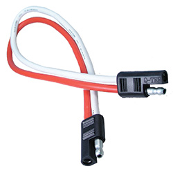 10 AWG 12" 2 Pin Trailer Connector