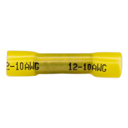 12-10 AWG Vinyl Heat Shrink Butt Connectors