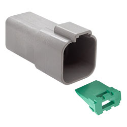 6-Way Deutsch DT Series Receptacle & Wedgelock