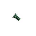 John Deere 600 Series Countersunk Overlap Bolt. Green.
