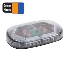 15" Amber & Blue LED Synchronizable Warning Light 