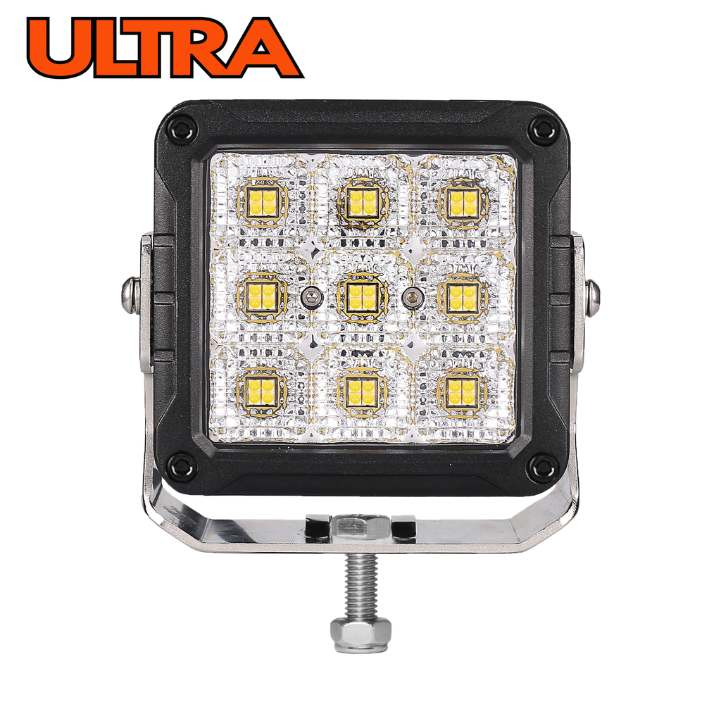 4.5" x 5" ULTRA LED Flood Lamp U-Bracket w/ Single Bolt