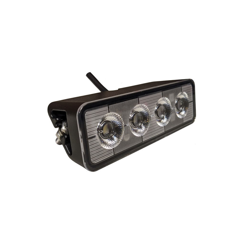 Angle Mount LED Work Lamp w/ Deutsch Connectors - 2,800 Lumens