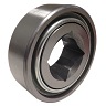 Ball Bearing; Single Row; 1.1250" ID X 3.5433" OD X 1.1875" WD; 2 Seals; Square Bore
