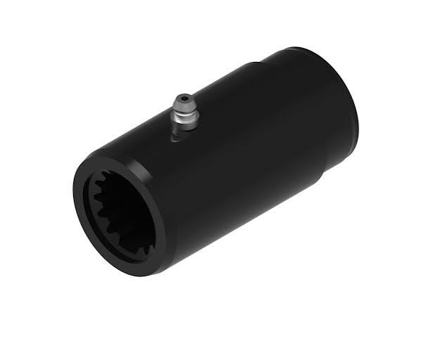 Series 6; Splined Slip Sleeve; 1" - 15 Spline; 3" Length