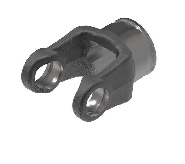 Series 12; Rectangle Profile Yoke; 1-1/4" x 1-3/8"; Weld On