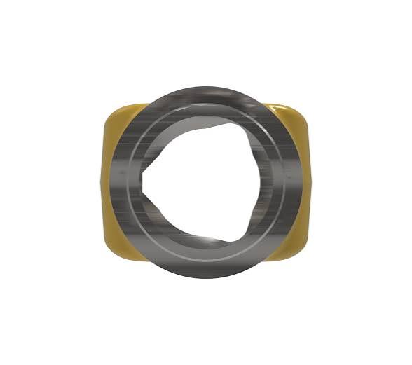 Series 5; Outer Shaft Yoke; 52MM Tri-Lobe ID; Roll Pin