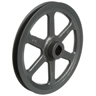 Transmission Pulley; 1" Bore; 1 Groove; 9-3/4" Outside Diameter; Finished Bore; No Bushing; 4L | A | 5L | B Belt Series