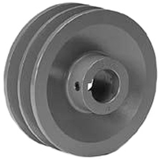 Transmission Pulley; 1-1/8" Bore; 2 Grooves; 3.15" Outside Diameter; Finished Bore; 4L | A | 5L | B Belt Series