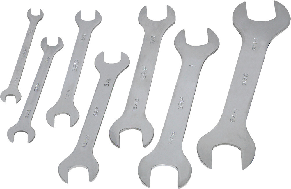 PG154 - 7-PC SAE SUPER THIN OPEN END WRENCH SET, 3/8"-1-1/4"