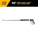 36" Pressure Washer Gun & Wand Assembly