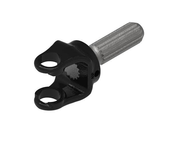 Series 6; Yoke & Male Shaft; 5.38" Long; 1"-15 Spline