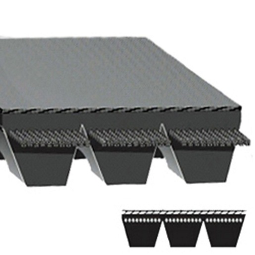 "3V" series v-belt, 67" outside measurement, 6 banded