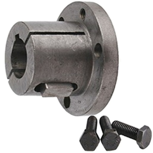 2" Bore; 2-7/8" Outside Diameter; 2-1/2" Length Thru Bore; Q1 Bushing Series; Keyway; Split Taper Bushing Style