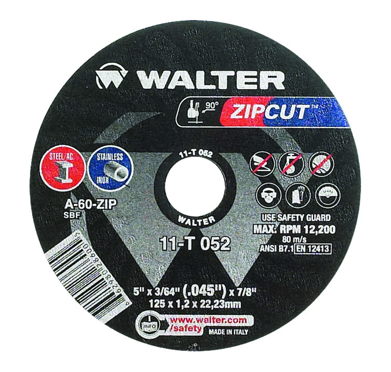 Walters 5" Zipcut Wheel- each sell in 25's