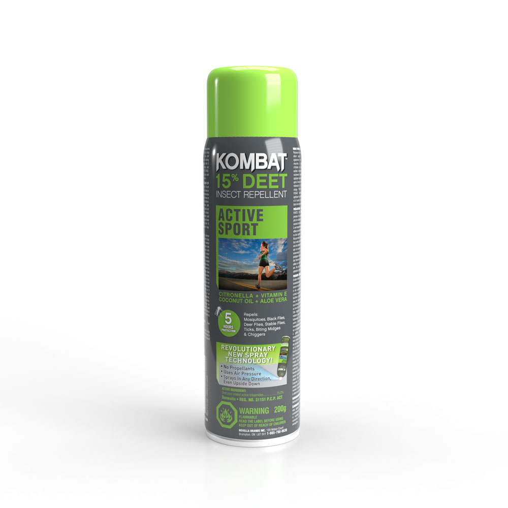 Kombat Insect Repellent. 15% Deet. 5 Hours Of Effective Protection. Perfect For Outdoor Activities. Bug Spray