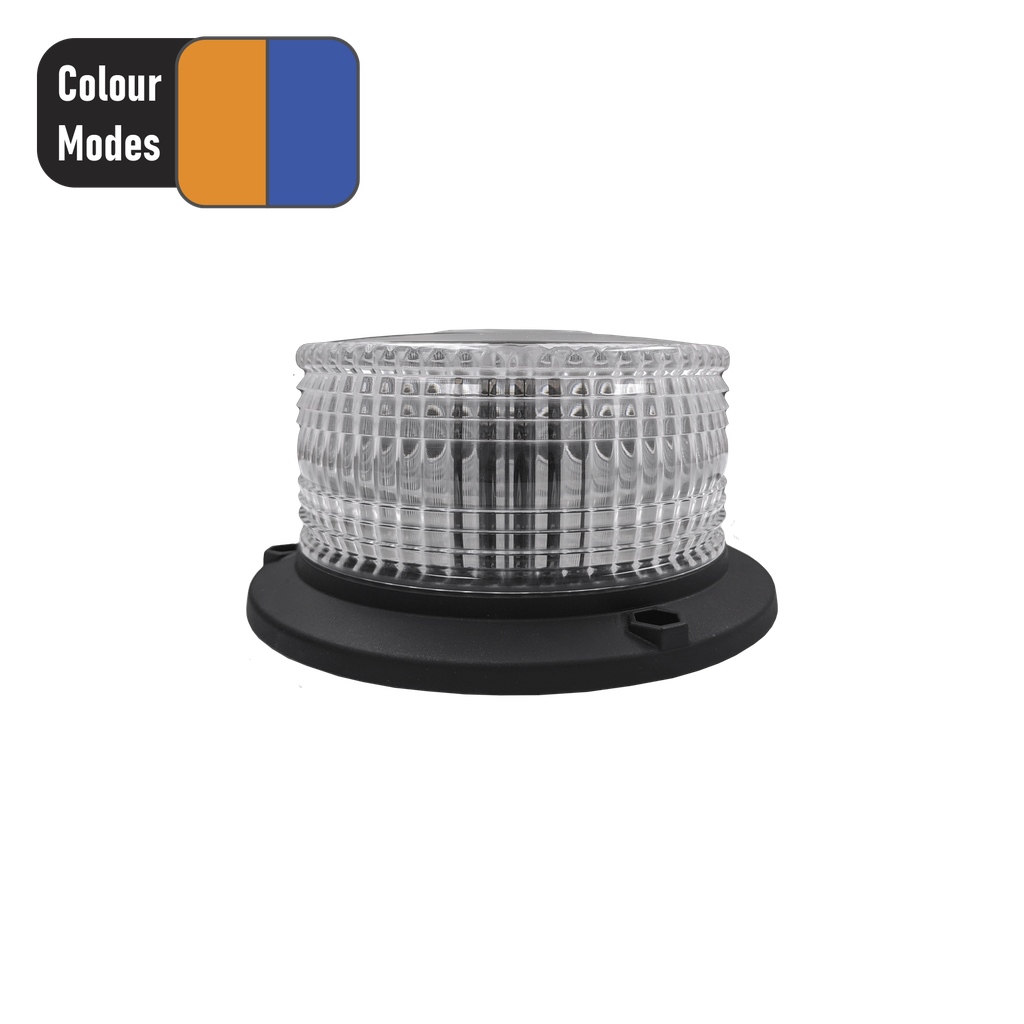 3.5" Amber & Blue LED Synchronizable LED Beacon (E-71 Series)