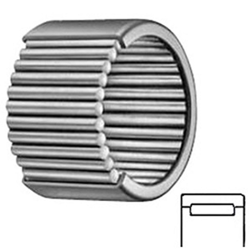 Needle Bearing Roller Assembly with Outer Ring; 1-5/8" Bore; 2" Outside Diameter; 5/8" Width