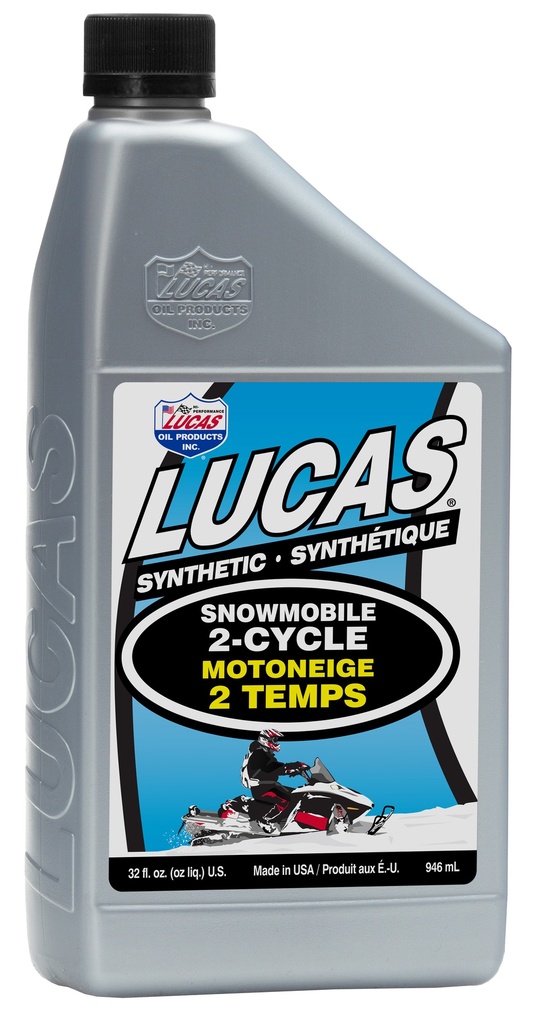 Lucas Synthetic 2-Cycle Snowmobile, 1 Quart / 946 mL
