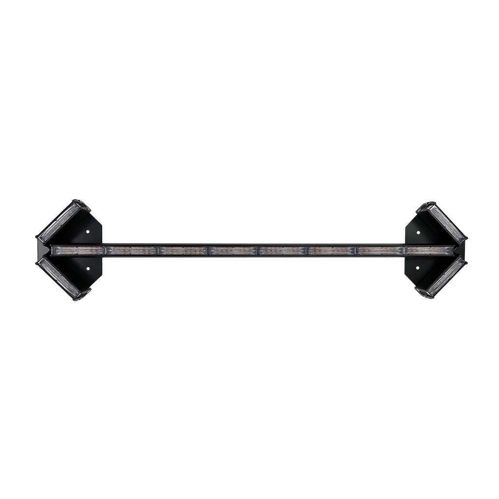 45" Amber LED Warning Light Small Arrows