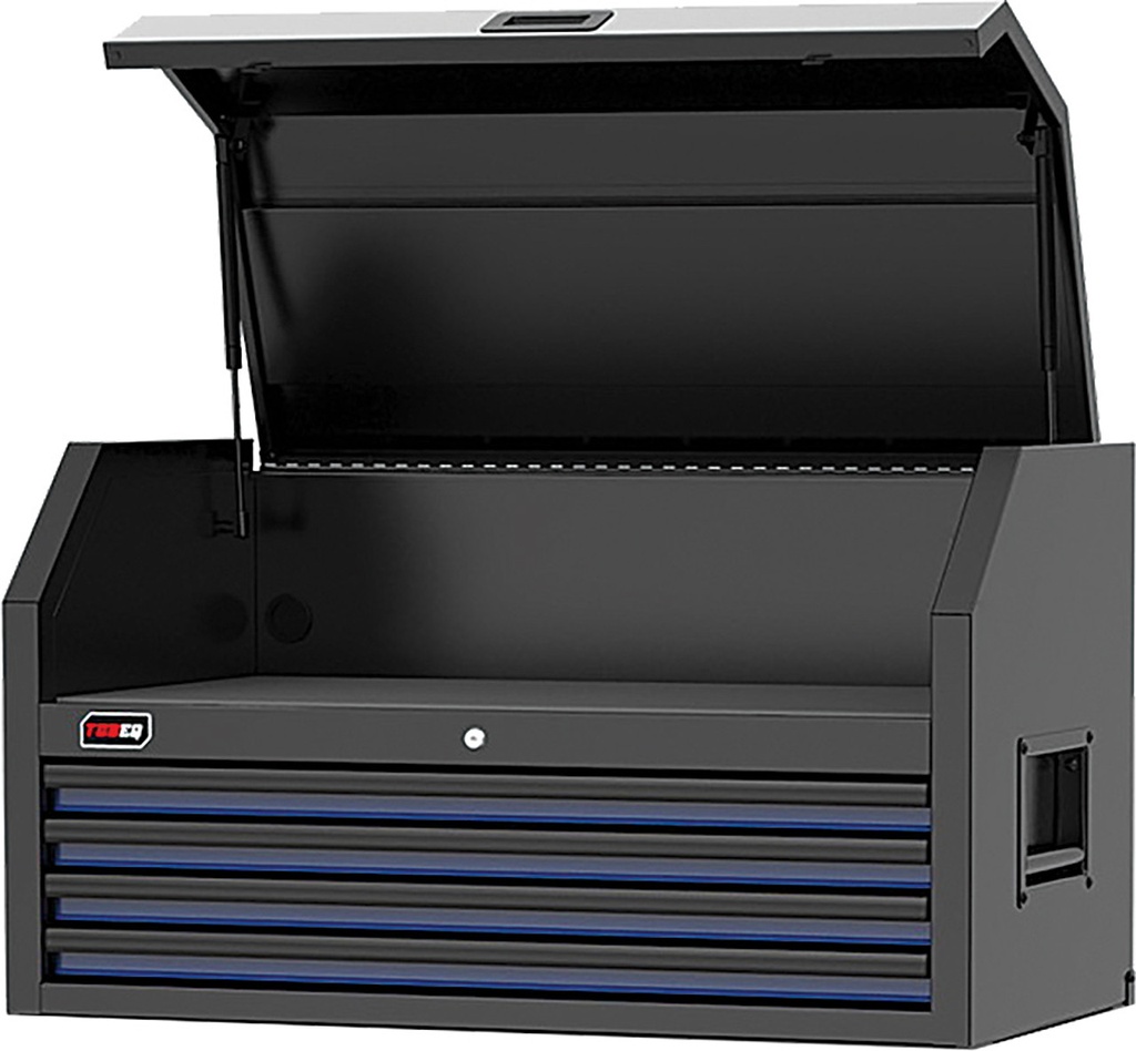 PG213 - 41" 4-DRAWER TOP CHEST, BLUE/BLACK