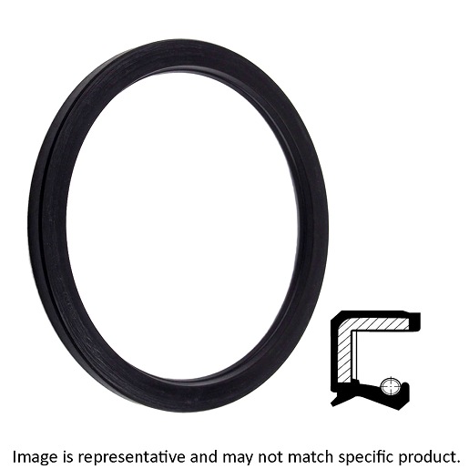 1-1/2" Shaft Dia; 2.721" Housing Bore; 0.374" Nominal Width; Nitrile Lip; Solid Seal; 0.374" Actual Width; Spring Loaded; 2 Sealing Lips