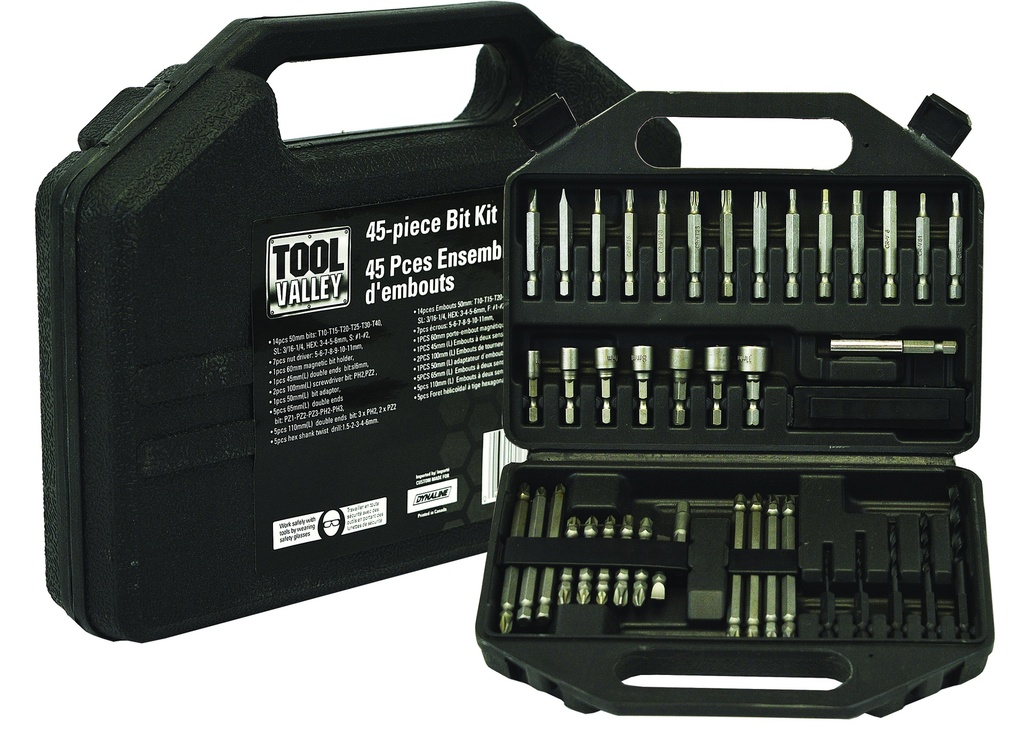 Multi-Use Power Bit Set - 45pc