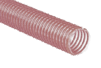 2.5" Universal Urethane Air Seeder Hose; Red; 100' Roll