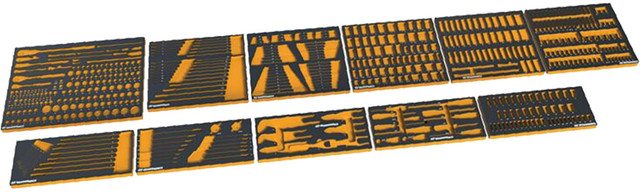 PG147 - 11-PC EVA FOAM TRAYS FOR 613-PC MASTER HAND TOOL SET