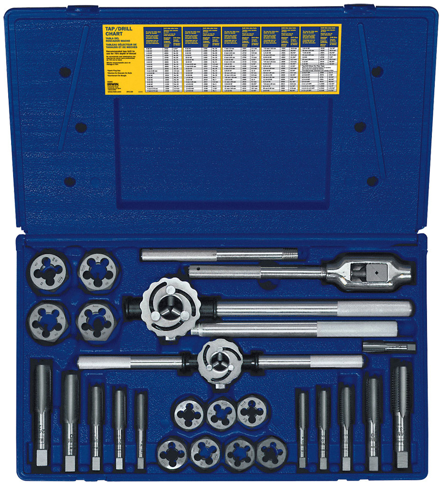 PG130 - 25-PC METRIC TAP & HEX DIE SET; 14MM To 24MM