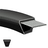 V-Belt; 8V Series; 160" Belt Outside Length; 1" Belt Width; 1 Band; Polyester Tensile Material; Rubber Outer Material