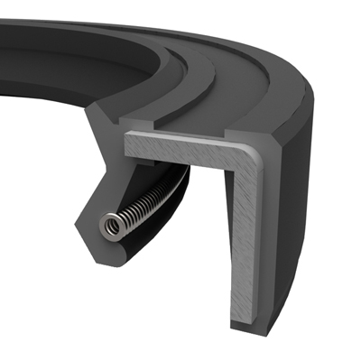 1" Shaft Dia; 1.5" Housing Bore; 0.25" Nominal Width; Nitrile Lip; Solid Seal; 0.25" Actual Width; Spring Loaded; 2 Sealing Lips