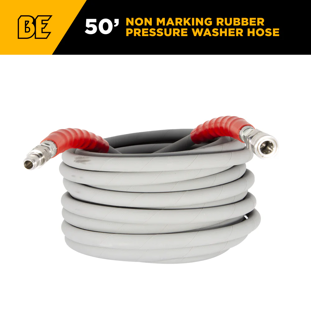 50' 6000PSI 3/8" Non Marking Rubber Hose