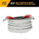 50' 6000PSI 3/8" Non Marking Rubber Hose