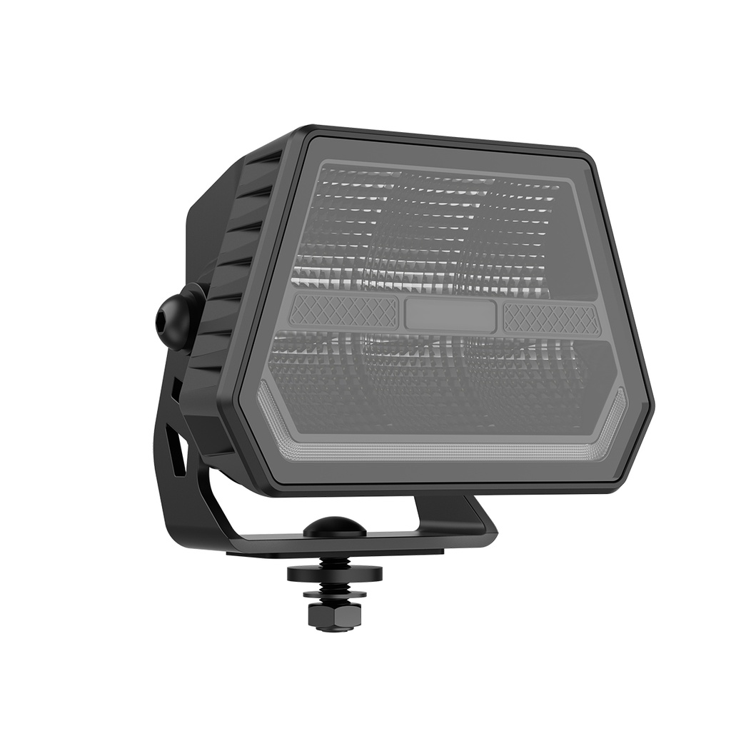 6" ULTRA NXT Series Trapezoid LED Flood Lamp with Position Lights - 8,200 Lumens