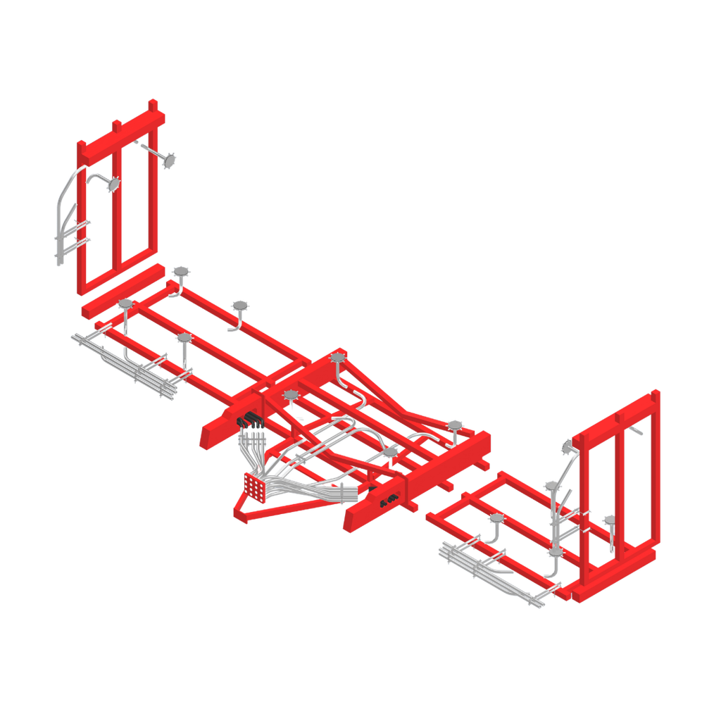 Bourgault Kit for 66/76 FT - 8 Run Double Shoot - TBH Cart - 2022-2024 - 3335  -  *MIDDLE + WING SECTION*