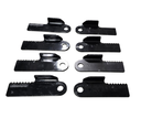 Serrated Winged Straw Chopper Blade Kit for John Deere Combines. Pack of 8.
