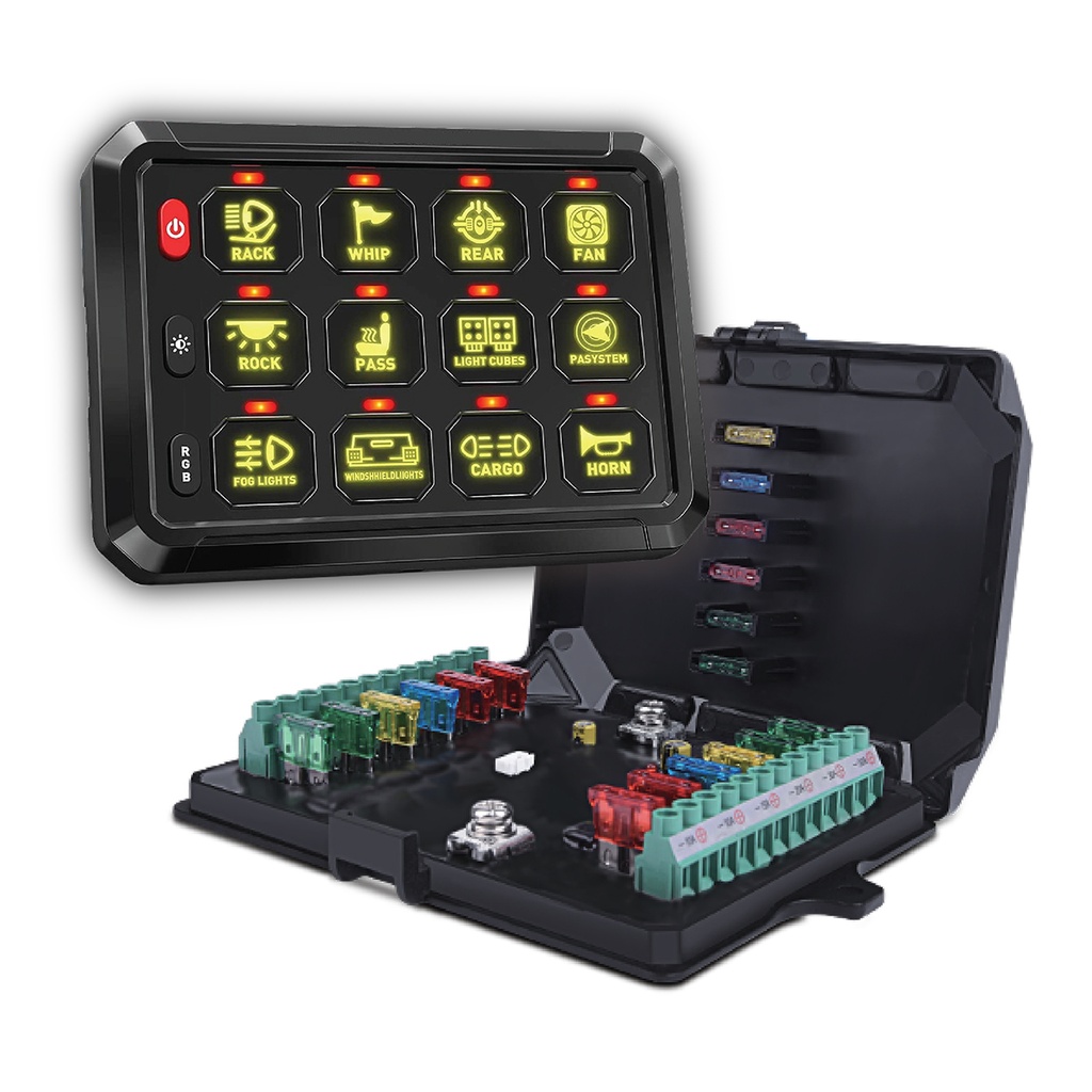 12-Gang Switch Kit w/ Circuit Breaker