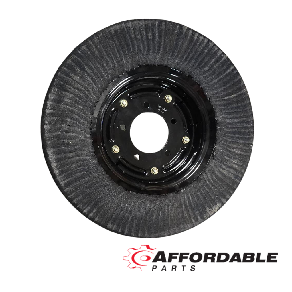 6x9 Laminated Tire For Rotary Cutters. 5 Bolt Rim
